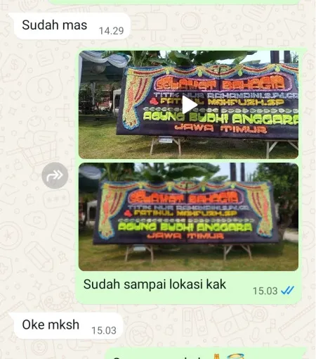 Pengiriman Papan Bunga Tpu Menteng Pulo