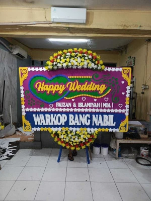 Papan Bunga di Tpu Menteng Pulo