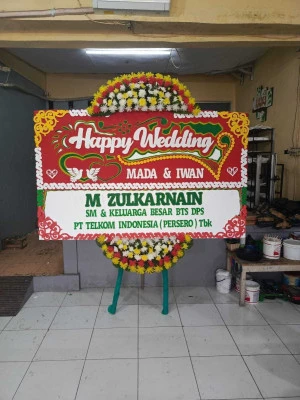 Papan Bunga di Tpu Menteng Pulo