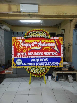 Papan Bunga di Tpu Menteng Pulo