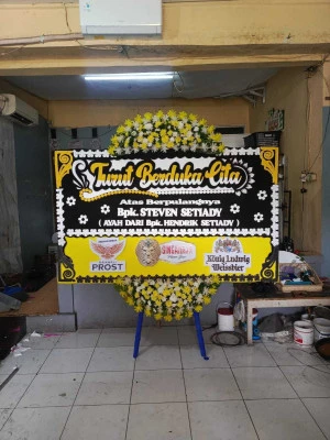 Papan Bunga di Tpu Menteng Pulo