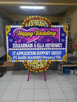 Papan Bunga di Tpu Menteng Pulo