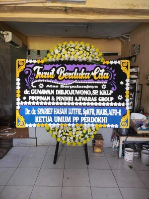 Papan Bunga di Tpu Menteng Pulo